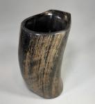 Vintage 7-Inch Viking Ox Horn Drinking Mug