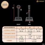 Viking Helmet Display Stands - Set of 2