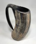 Vintage 7-Inch Viking Ox Horn Drinking Mug