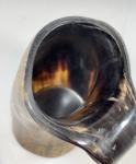 Vintage 7-Inch Viking Ox Horn Drinking Mug