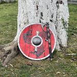 Viking Wolf Shield and Axe Props for LARP