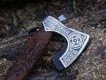 Dragon Axe Viking Tomahawk with Carbon Steel Blade