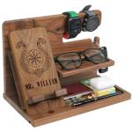 Personalized Viking Desk Organizer - Unique Gift for Him