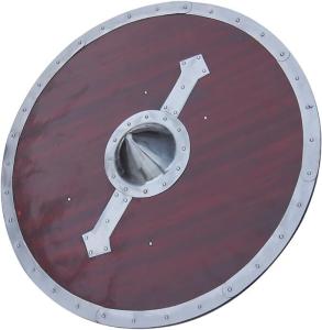 Viking Spartan Life-Sized Steel and Wood Shield