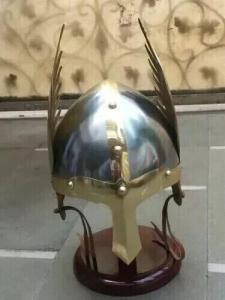 Winged Viking Knight Helmet for LARP and Costume