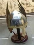 Winged Viking Knight Helmet for LARP and Costume