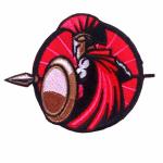 Spartan Knight Embroidered Iron-On Patch Badge
