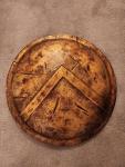 Antique Finish Spartan Shield for LARP & Cosplay