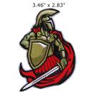 Spartan Knight Embroidered Iron-on Patch for Vikings