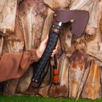 Viking Axe with Rosewood Handle and Sheath
