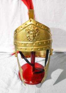 Viking Style King Leonidas Brass Armor Helmet