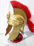 Viking Style King Leonidas Brass Armor Helmet