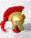 Viking Style King Leonidas Brass Armor Helmet
