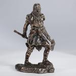 Viking Twin Axes Warrior Resin Sculpture