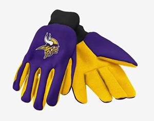 Minnesota Vikings Colored Palm Gloves by FOCO