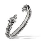 Viking Berserker Bracelet – Adjustable Metal Cuff