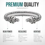 Viking Berserker Bracelet – Adjustable Metal Cuff