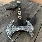 24" Double Headed Viking Axe - High Carbon Steel