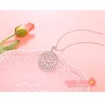 Sterling Silver Viking Compass Pendant Necklace