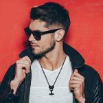 Viking Mjolnir Necklace with Wolf Head Chain