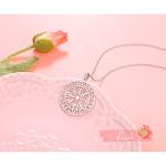 Sterling Silver Viking Compass Pendant Necklace