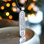 Viking Runes Pendant Necklace in Sterling Silver