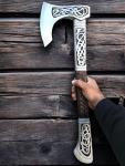 Eivor Viking Battle Axe - Hand Forged Steel