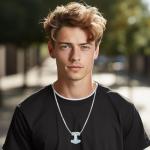 Thor's Hammer Necklace with Tree of Life Design