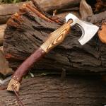 Viking Hand Forged Axe with Sheath Gift