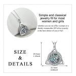 Celtic Knot Viking Necklace in Sterling Silver