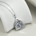Celtic Knot Viking Necklace in Sterling Silver