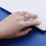 Sterling Silver Viking Heartbeat Fidget Ring