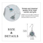 Celtic Knot Earrings in Sterling Silver for Women