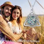 Celtic Knot Viking Necklace in Sterling Silver