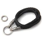 Viking Wolf Head Leather Necklace for All