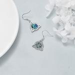 Celtic Knot Earrings in Sterling Silver for Women