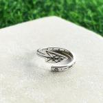 Sterling Silver Norse Viking Ring for Women