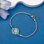 Viking Compass Bracelet with Vegvisir Runes