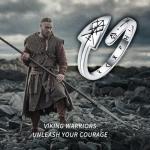 Sterling Silver Norse Viking Ring for Women