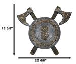 Viking Warrior Coat of Arms Shield Wall Decor