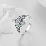 Sterling Silver Tree of Life Viking Ring