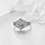 Sterling Silver Tree of Life Viking Ring