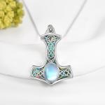 Viking Jewelry Sterling Silver Mjolnir Pendant Necklace