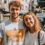 Viking Runes Necklace with Vegvisir Compass Pendant