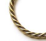 Norse Viking Fenrir Wolf Twisted Bangle Bracelet