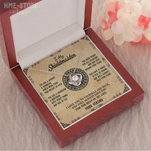 Viking Shield-Maiden Love Knot Pendant Necklace