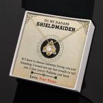 Personalized Viking Necklace for Women, Shieldmaiden Gift