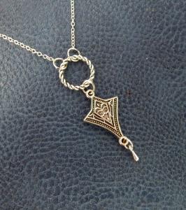 Viking Pendant Necklace with Shield Maiden Design