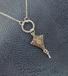 Viking Pendant Necklace with Shield Maiden Design