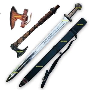 Ragnar Lothbrok Sword and Axe Set for Vikings